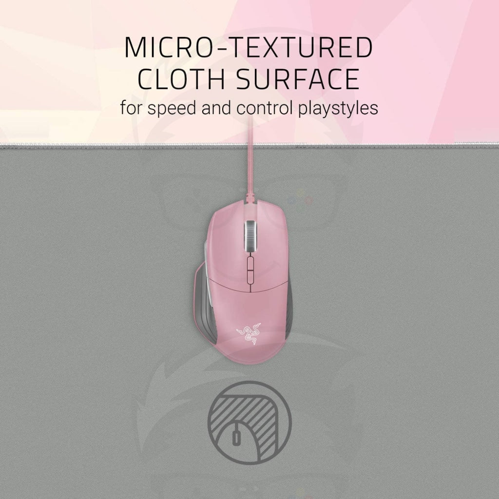 Razer Goliathus Extended Mouse Pad: Chroma RGB Lighting - Quartz Pink Razer Goliathus Extended Mouse Pad: Chroma RGB Lighting - Quartz Pink